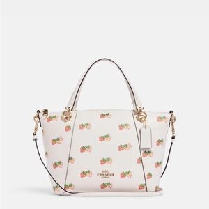 Kate Spade Kacey Satchel With Strawberry Print